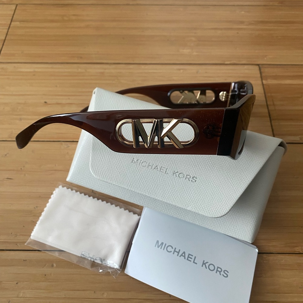 Michael Kors Brown Rectangular Sunglasses - image 2